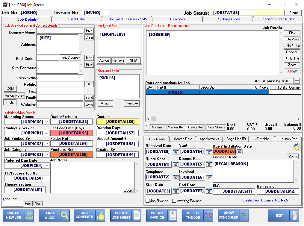 Job Tracker Professional, Job Management Software to streamline your procedures